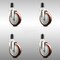 Service Caster 5 Inch 316SS Maroon Polyurethane Swivel 1-1/2 Inch Expanding Stem Caster Set SCC SCC-SS316EX20S514-PPUB-MRN-112-4 - alternate 3